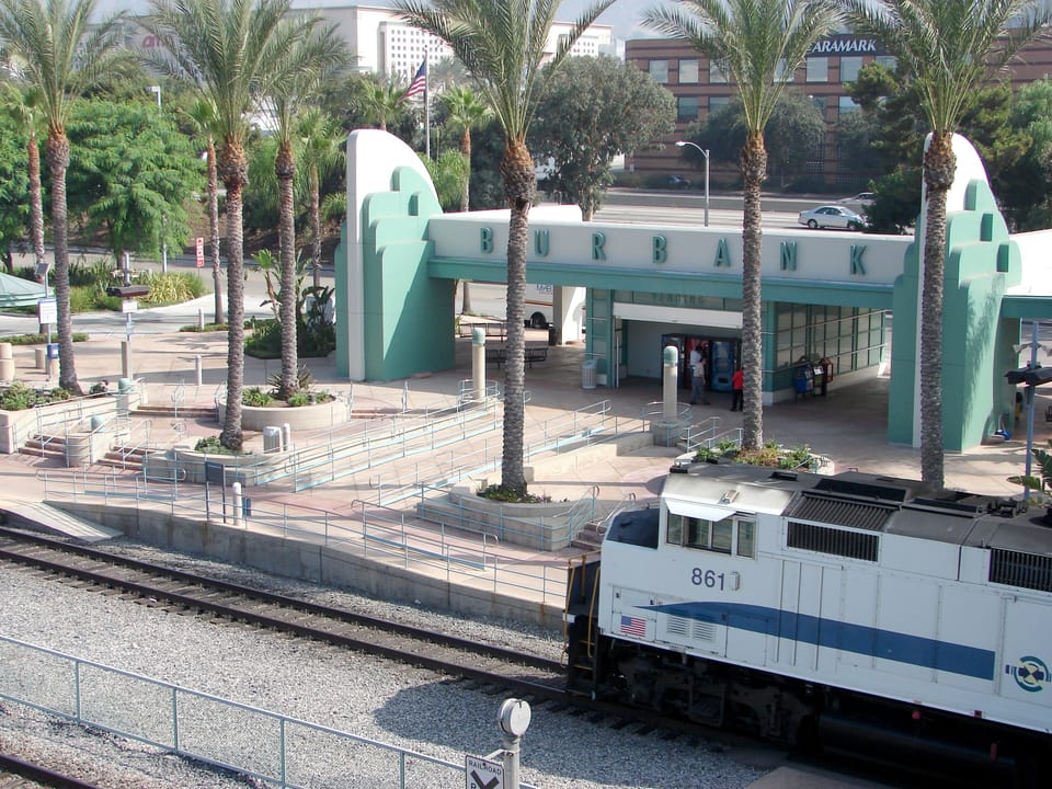 Downtown Burbank Metrolink station